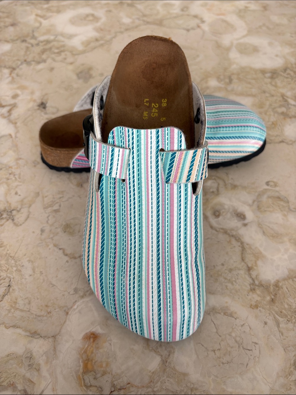 Papillio by Birkenstock Boston-Style Multi Coloured Clogs